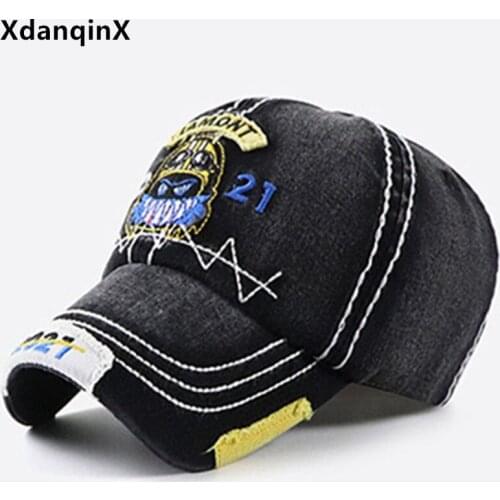 Childrens Hat Letter Embroidery Cartoon Baseball Caps Snapback Cap Adjustable Size Washed Cotton Student Hats For Boys Girls