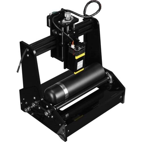 Diameter 15-100mm Small Logo Engraver Laser Machine 15W Leather Marking Leather Craft Tools Metal Acrylic Engraving