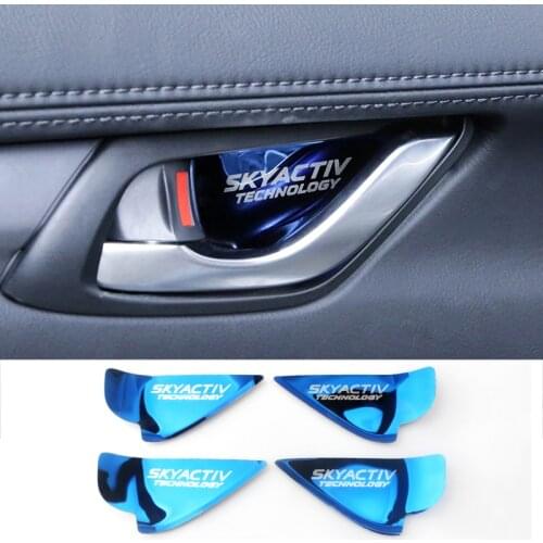 For Mazda 2 3 6 BM GJ Demio CX3 CX-5 CX5 CX 5 KE KF CX7 CX9 MX5 Axela Atenza Car Interior Door Handle Bowl Trim Cover Stickers