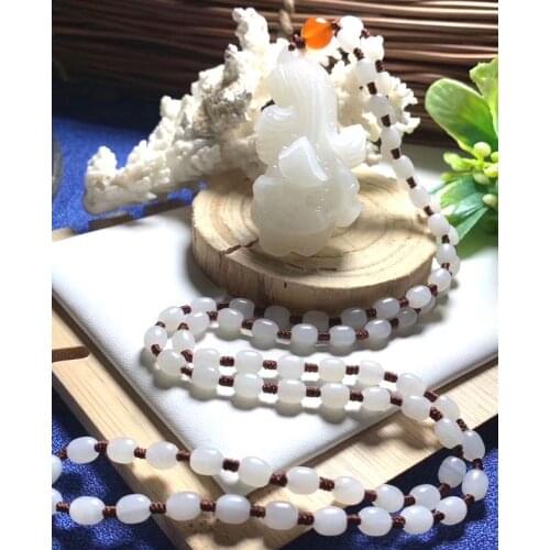Costly Sea tridacna Pendant giant clam Carven Amulet mala bead hanging Organic gem rare