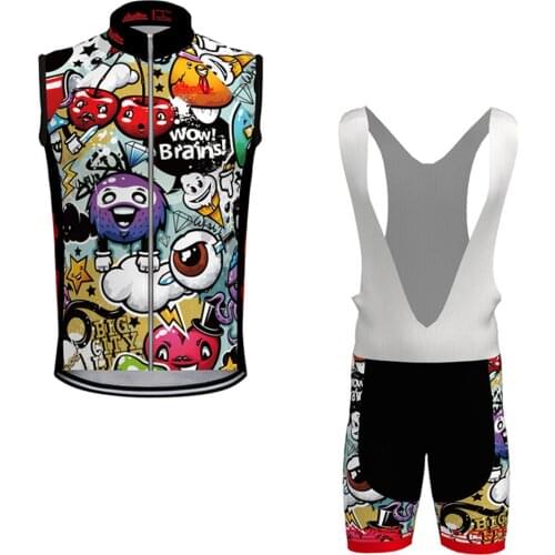 LairschDan Summer Funny Cycling Jersey Sleeveless Shirt Men/Women Cartoons Bicycle Vest MTB Bike Clothes Smanicato Ciclismo Uomo