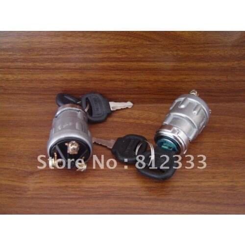 JK-423 3 Wire Key Switch ALUNINUM CASTINGS LARGE CURRENT IGNITION KEY SWITCH FOR FORKLIFT TRUCK STACKER PALLET TRUCK GOLF CART