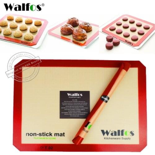 WALFOS brand Baking sheet liner Non Stick Silicone Baking Mat Non-Stick Baking Cookie Liner pastry mat Bakeware Kitchen Tool