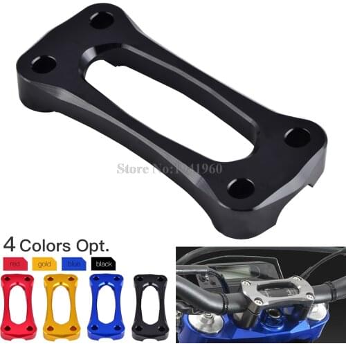 H2CNC 22mm 7/8" Handlebar Riser Clamps Top Cover For Honda CRF250L 2012-2017 XR250 Yamaha WR250R WR250X Suzuki DRZ250 RM250