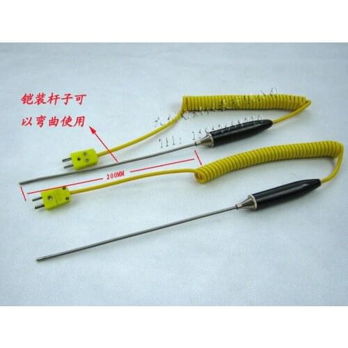 Small Handle Armored Thermocouple Temperature Sensor K Type Sensor Compatible TM-902C 6801