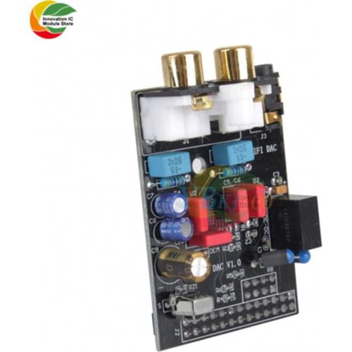 Ziqqucu HIFI DAC Audio Sound Card Module PCM5102 I2S Interface 384KHz LED Indicator for Raspberry Pi /2/3/B+ Arduino Module