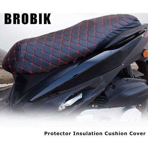 Motorcycle Accessories Universal Leather Seat Cushion Cover 3D Sunscreen and Waterproof Protector Insulation Cushion Cover