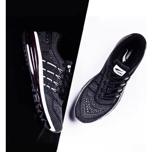 Onemix New Mens Running Shoes Cushioning breathable Wear-resistant Women Fitness Mesh Air Sneakers Walking Man Sports Shoes
