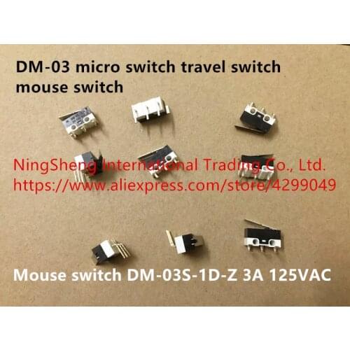 Original new 100% import DM-03 micro switch travel switch mouse switch DM-03S-1D-Z 3A 125VAC