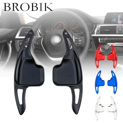 BROBIK Paddle Shifter For BMW F30 F31 F32 F10 F20 F15 F16 X1 X3 X4 X5 X6 1 2 3 4 5 6 7 Series Steering Wheel Extension