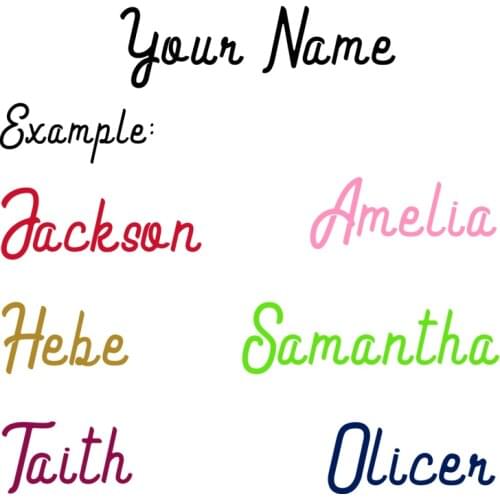 Personalized Name Vinyl Decal Wall Sticker Door/Car Window Bumper Your Personalized Lettering