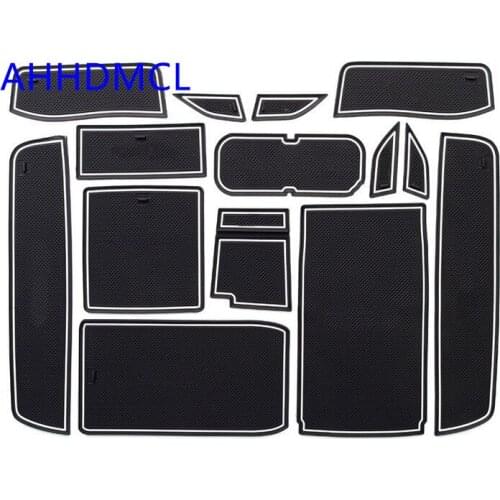 Car Door Groove Mat Gate Slot Cup Armrest Storage Pad Mat For Lexus GS Series 2012 2013 2014 2015 2016