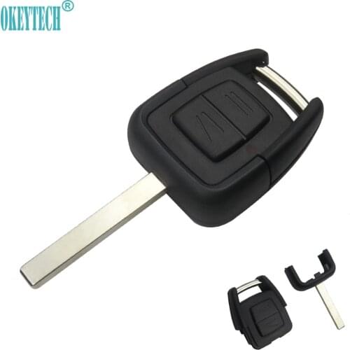 OkeyTech Replacement 2 Buttons Case Smart Remote car Key Shell for OPEL VAUXHALL Vectra Zafira Omega Astra h j insignia g Mk4 B