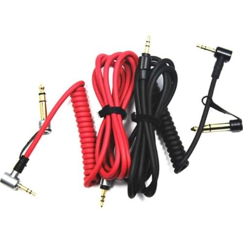 Spring Stereo Cable Cord Replacement for Dr Dre Solo/ Pro/ Mixr/ Headphones/ for beats Headsets Adapter H8WA