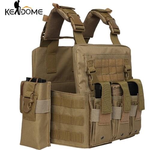 Outdoor Tactical Waterproof Vest Riding Sports Vest Multifunctional Camouflage Suit MOLLE Hanging MC Lightweight Vest X668D