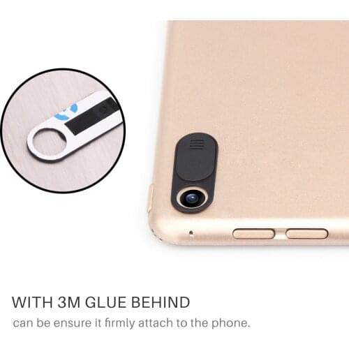 Universal WebCam Cover Shutter Magnet Slider Portable Plastic Antispy Camera Cover for Laptop IPad PC Macbook Privacy Sticker