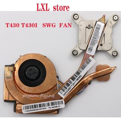 T430 T430i FAN radiator for lenovo Thinkpad laptop SWG 5pin FRU 04X3788 04W3270 04W3269 100% test OK
