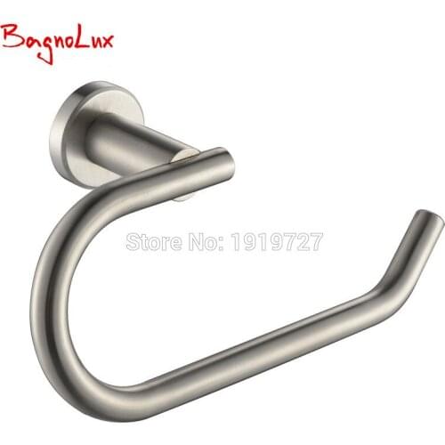 Vidric Bagnolux High Quality Promotion Lavatory Spot Resist SUS304 Toilet Paper Holder Storage Kit Brushed WC Paper Tissue Roll