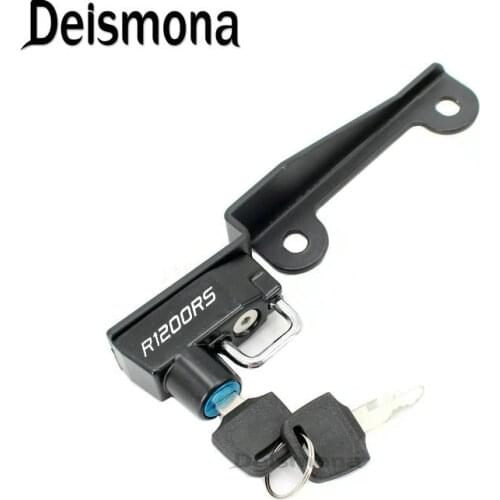 For BMW R1200RS R 1200RS Motorcycle Helmet Locks install on Rear Passenger Footrest Bracket