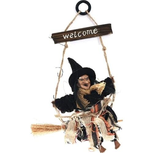 Halloween Decoration Horror Halloween Witch Broom Bar Party Decoration Witch Halloween Party Adornment PSC82