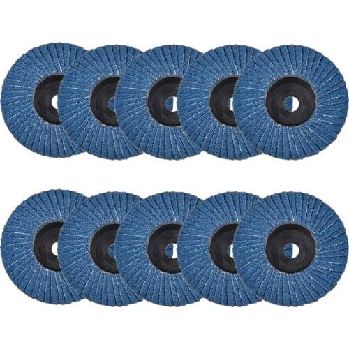 10pcs 3Inch 75mm Grinding Wheel Flap Discs Angle Grinder Sanding Disc Wood Abrasive Tool