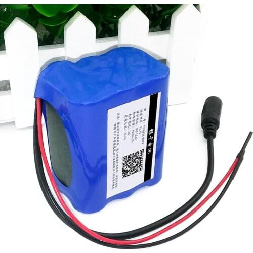 12 V4.4 Ah 18650 battery pack 12,6V 4400 mAh + PCB lithium battery protection board