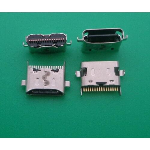 2PCS/Lot For LG K41S K61 USB Charging Dock Charge Socket Port Jack Plug Connector Repair Parts Replacement