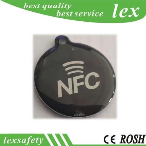 200PCS/Lot Custom Mini Size Irregular Round Shape Proximity IC FM1108 Epoxy Card,HF MF Membership Epoxy Smart Card