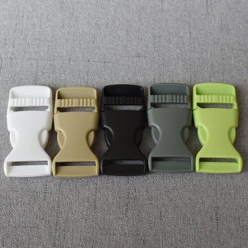 50 Pcs/Pack 20mm 25mm wholesale plastic Release Buckle Strap Belt Buckle For Bag Necklace Paracord Sewing DIY Accessory