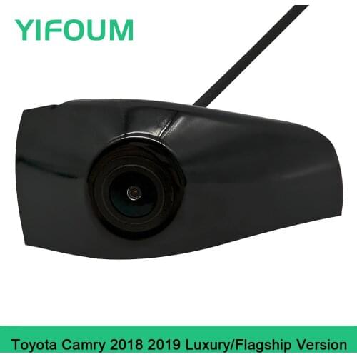 HD CCD Car Front View Parking Night Vision Positive Waterproof Logo Camera For Toyota Camry 2018 2019 Luxury/Flagship Version