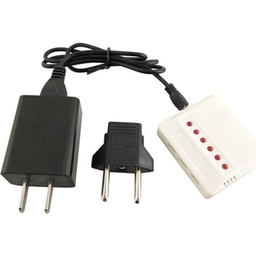 BLLRC Helicopter Charger SYMA X5C X5C-1 X5S X5SW X4 H107 UDI U818A U817A V959 JXD509G U816 Four Axis Airplane 6 in 1 Charger