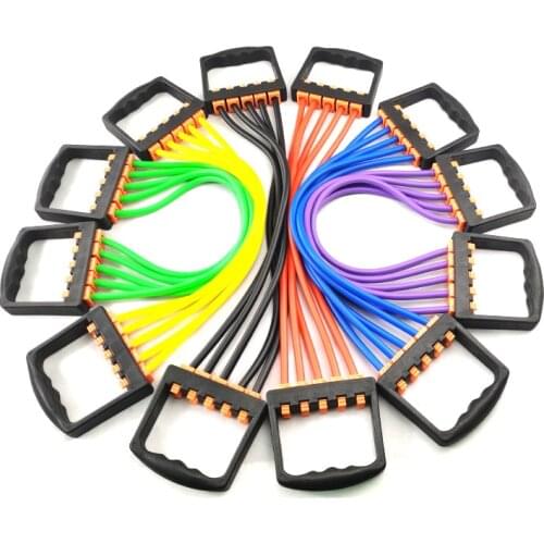 Exercise Fitness Training Resistance Cable Rope Tube Yoga 5 Resistance Bands Indoor Sport Chest Expander Puller Workout