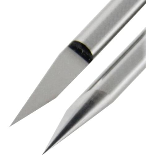 10pcs New Carbide PCB CNC Engraving Machine Router V Bits 20 Degree 0.3mm HUHAO #J3.2003