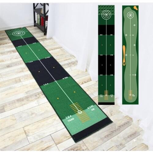 Golf Carpet Putting Mat Thick Smooth Practice Putting Rug For Indoor Home Office Golf Practice Grass Mat Golf Training