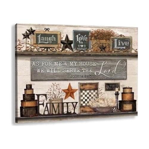 Kitchen Pictures Posters Vintage Kitchenware Metal Star Painting Canvas Wall Art Decor Bedroom Restaurant Living Room Decoration