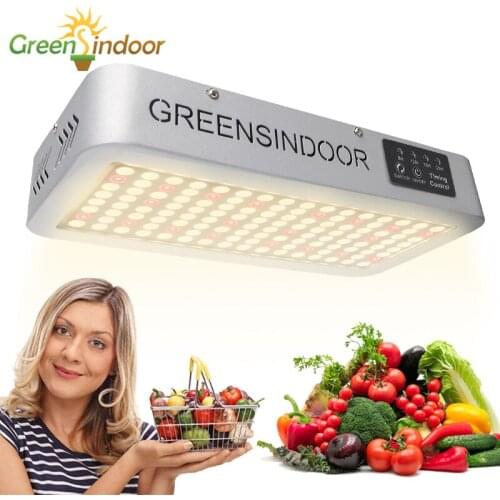 Full Spectrum LED Grow Light 2000W 3500K White Light Timing Daisy Chain Indoor Lamp For Plant Seeding Flower Growth Tent Phyto