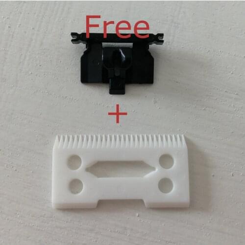 10pcs Ceramic Blade Cutter for Magic Clip cordless 2-Hole Clipper Fit Most Hair Clipper Hair Trimmer Beard Blade Hair Removal