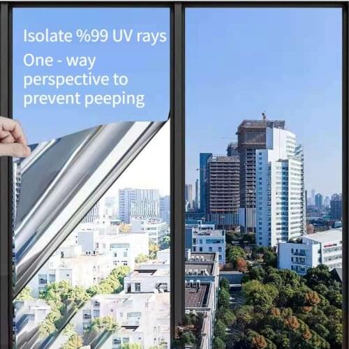Window Film Glass Sticker Privacy Protection Clear Window Film Adhesive Sunscreen and Uv Protection Self-Adhesive film Decorate