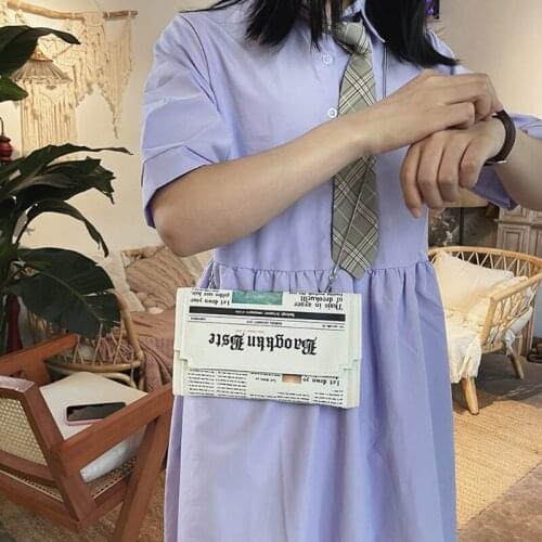 Creative Interesting School Small Portable Bag School Leather Messenger Bag School Ofiiice Supplies Clothing Accessories