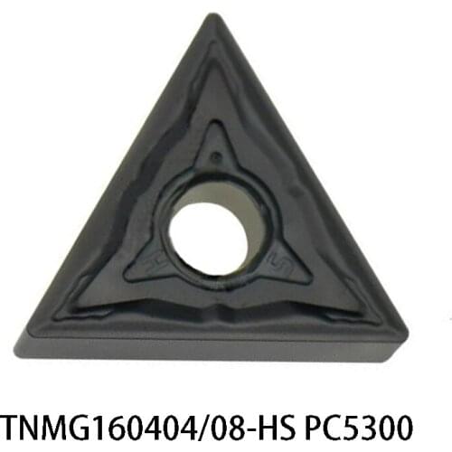 Original Carbide Inserts TNMG160404-HS TNMG160408-HS PC5300 TNMG 160404 160408 for Steel and Stainless Steel Lathe Cutter CNC