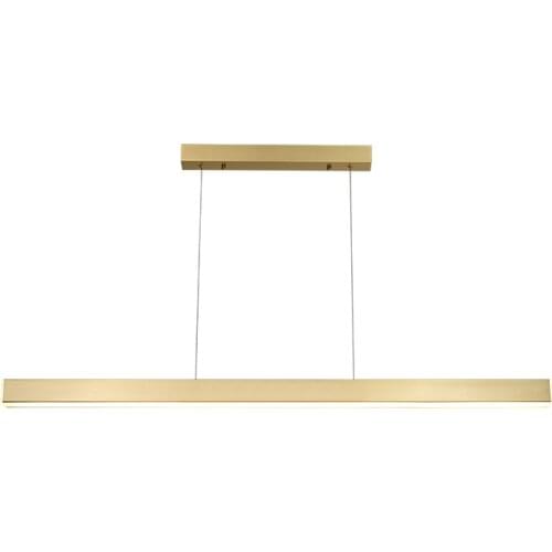 Postmodern minimalist chandelier restaurant bar light luxury long chandelier