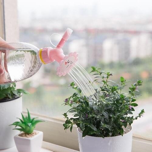 2 in 1 Flower Shape Beverage Bottle Spraying Nozzle Watering Can Sprinkler Head Watering Machine Gardening Tool