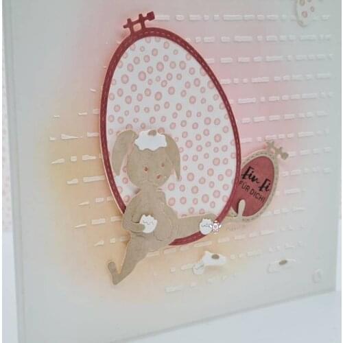 Mmao Crafts Metal Steel Cutting Dies New Easter bunny decoration Scrapbooking Paper/photo Cards Embossing Dies