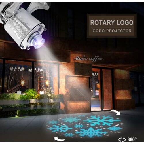 LDLG 85W Street Projector Outdoor Static Rotary Gobo Light Advertising for the store Led Laser Logo Projector One Year Warranty