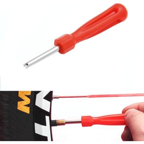 Bike Bicycle MTB Schrader Valve Gas Nozzle Removal Screwdriver Tire Repair Tool