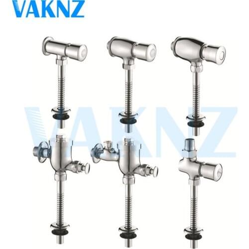 High quality copper time dely push button urinal button flush ,delay urine valve Toilet Valve Hotel Hand Pressing Flushing Tool