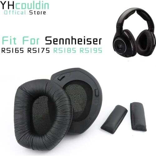 YHcouldin Earpads for Sennheiser RS195 RS175 RS185 RS165 Headphones Earpad Cushions Covers Velvet Ear Pad Replacement