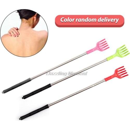 1Pcs Back Scratcher Portable Massage Tool Convenient Claw Back Scraping Massager Random Color