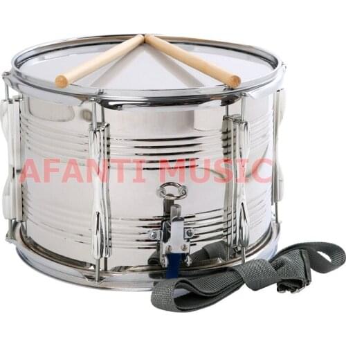 13 inch stainless steel Afanti Music High Snare Drum (AGS-010)