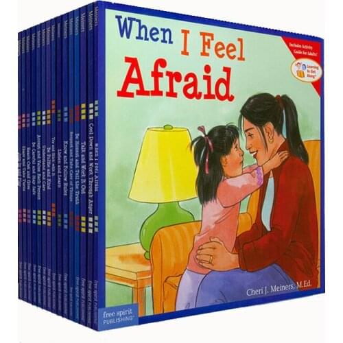 15 books/set Learning to Get along children educational English picture story book social skills IQ EQ practice for 5-10 years